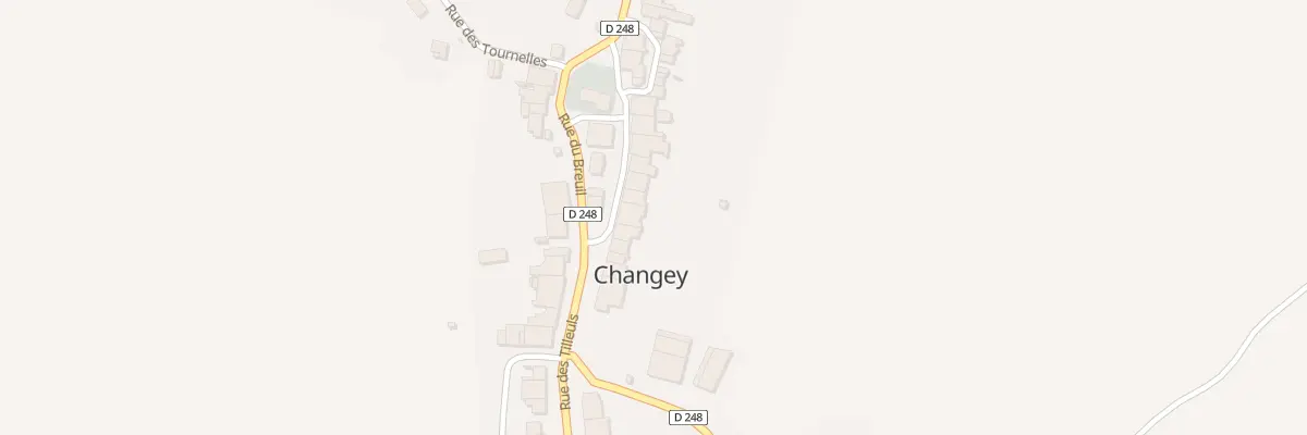 Plan du 15 Rue du Pre l’Eglise à Changey