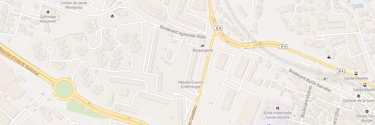 Plan du 487 Rue jean queillau à Marseille 14e Arrondissement