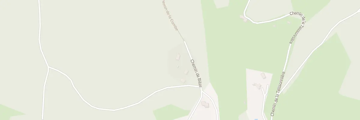 Plan du 987 Che de Bièze à Bévenais