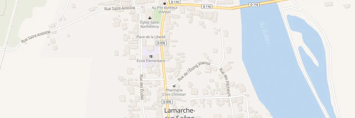 Plan du 47B Rue General de Gaulle à Lamarche-sur-Saône
