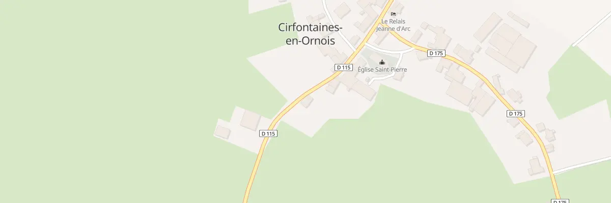 Plan du 7 Rue de Germay à Cirfontaines-en-Ornois