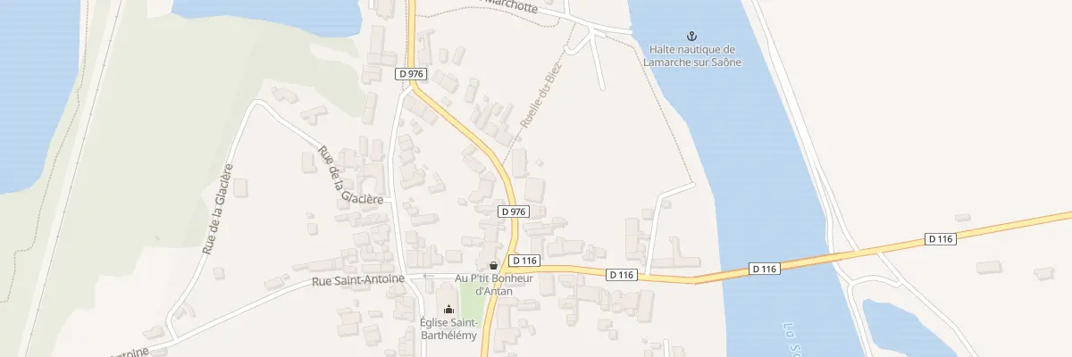 Plan du 21 Rue General de Gaulle à Lamarche-sur-Saône
