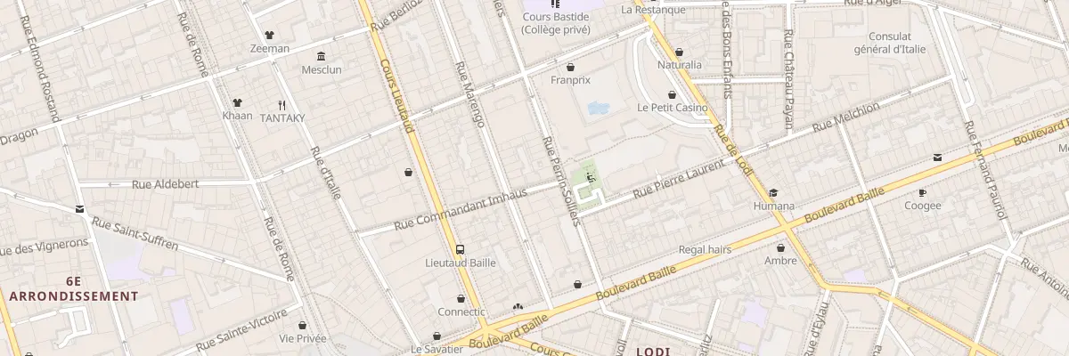 Plan du 9B Rue commandant imhaus à Marseille 6e Arrondissement