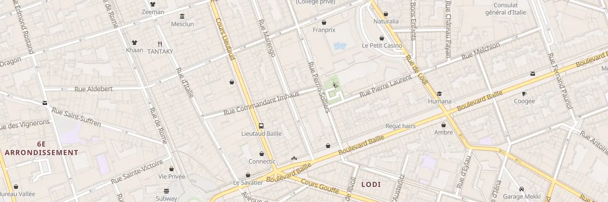 Plan du 87 Rue marengo à Marseille 6e Arrondissement