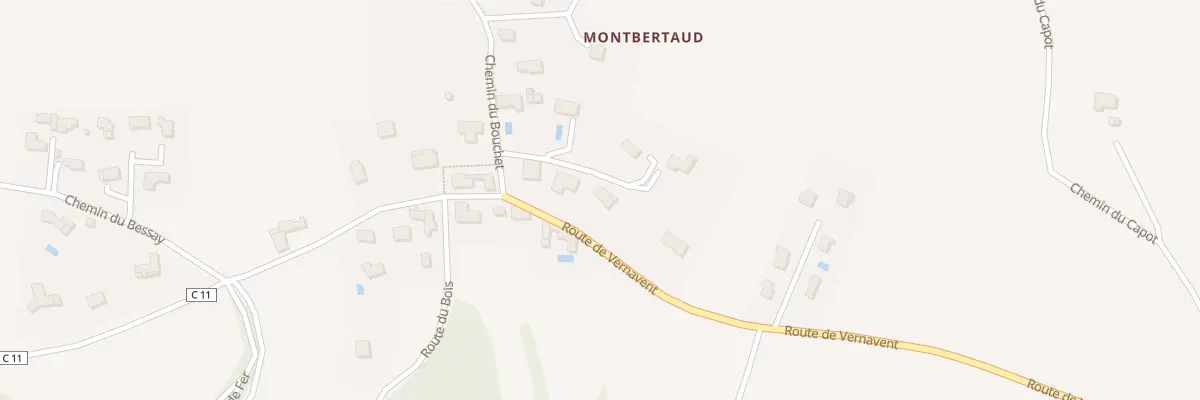 Plan du 9 Rte de Vernavant à Cessieu