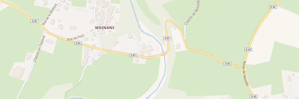 Plan du 484 Rte du Suran à Bohas-Meyriat-Rignat