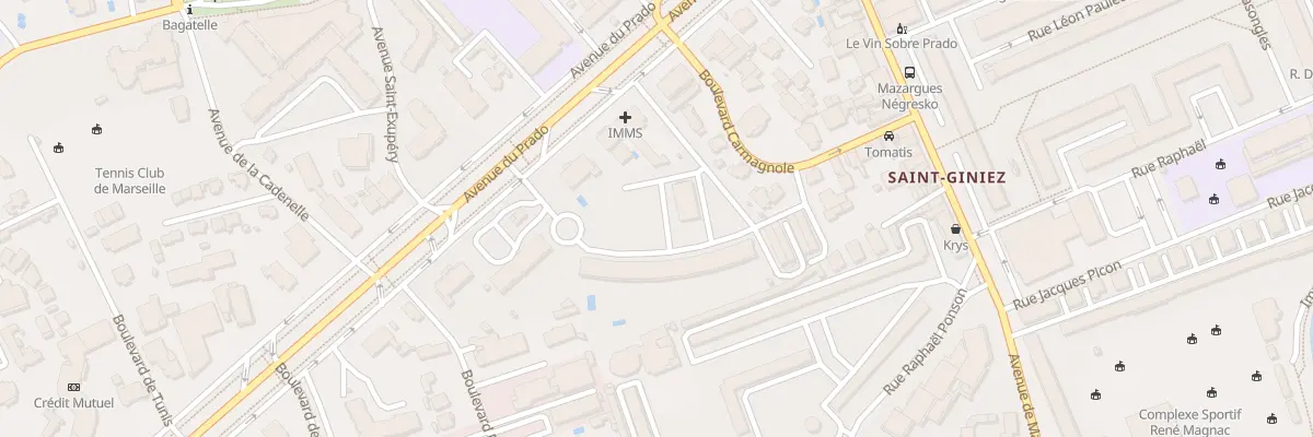 Plan du 411 Av du Prado à Marseille 8e Arrondissement