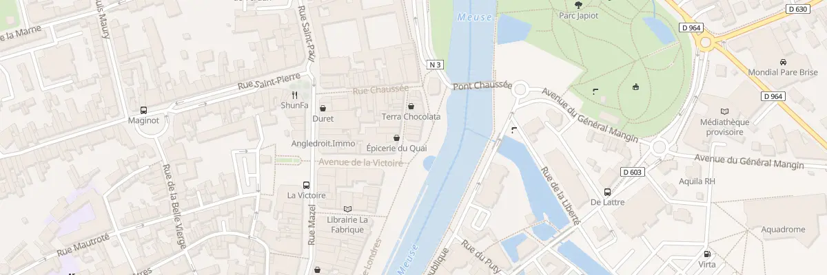 Plan du 36 Rue des Rouyers à Verdun