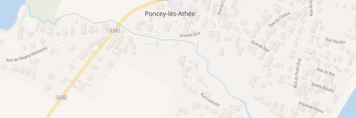 Plan du 4 Rue Lamotte à Poncey-lès-Athée