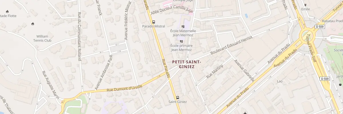 Plan du 481 Rue paradis à Marseille 8e Arrondissement