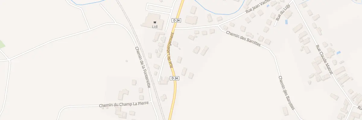 Plan du 34T Rue de Labergement à Auxonne