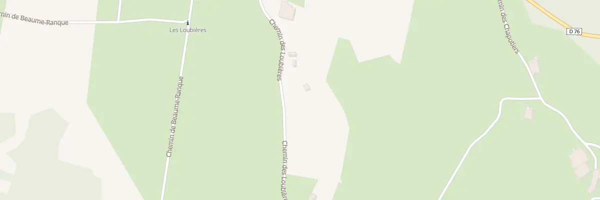 Plan du 735 Che des Loubieres à Vassieux-en-Vercors
