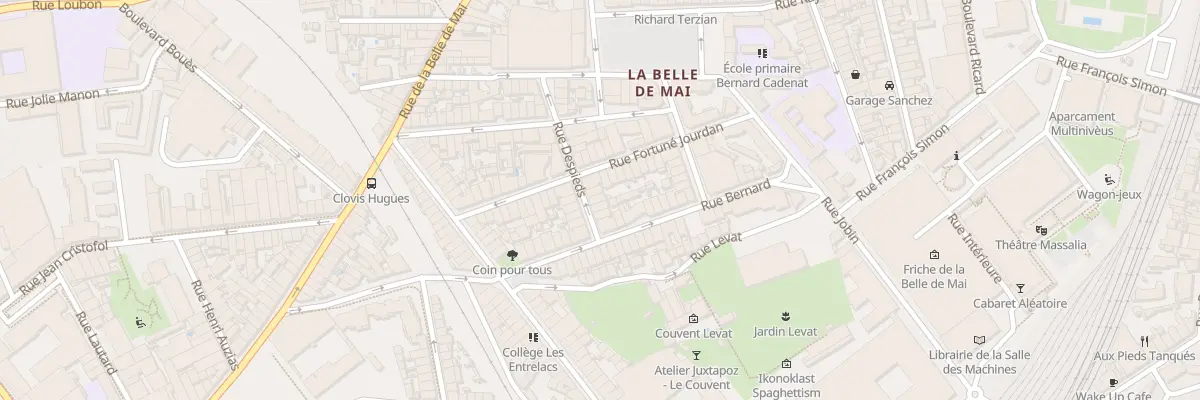 Plan du 8 Rue despieds à Marseille 3e Arrondissement