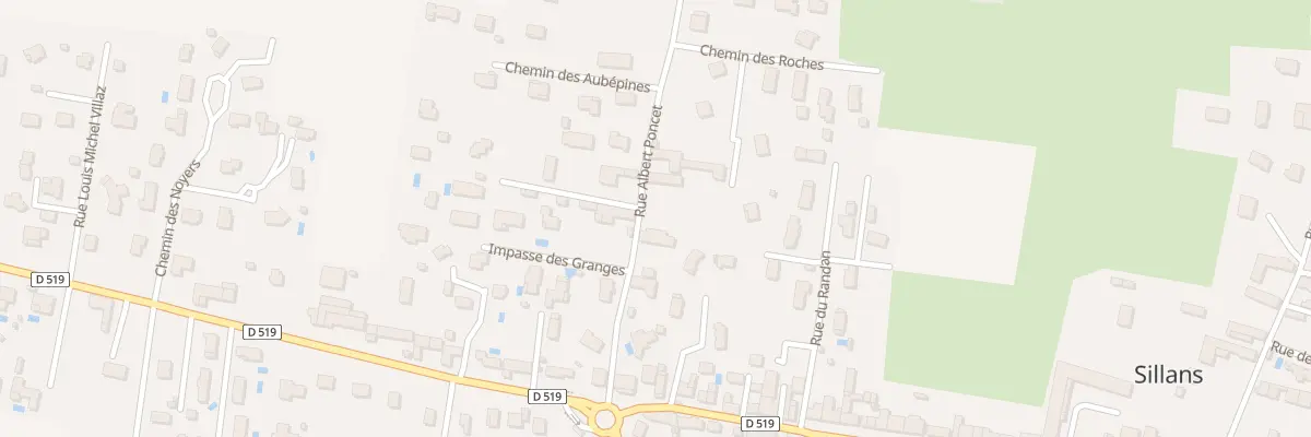 Plan du 164 Rue Albert Poncet à Sillans