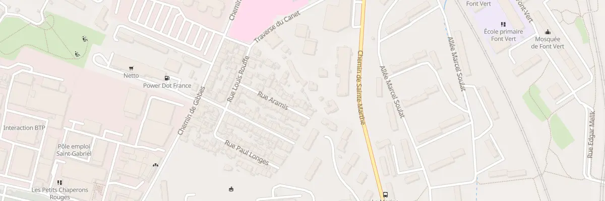 Plan du 29 Rue aramis à Marseille 14e Arrondissement