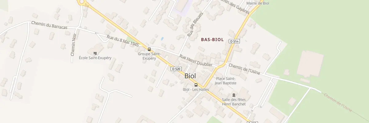 Plan du 26 Gr Grande Rue à Biol