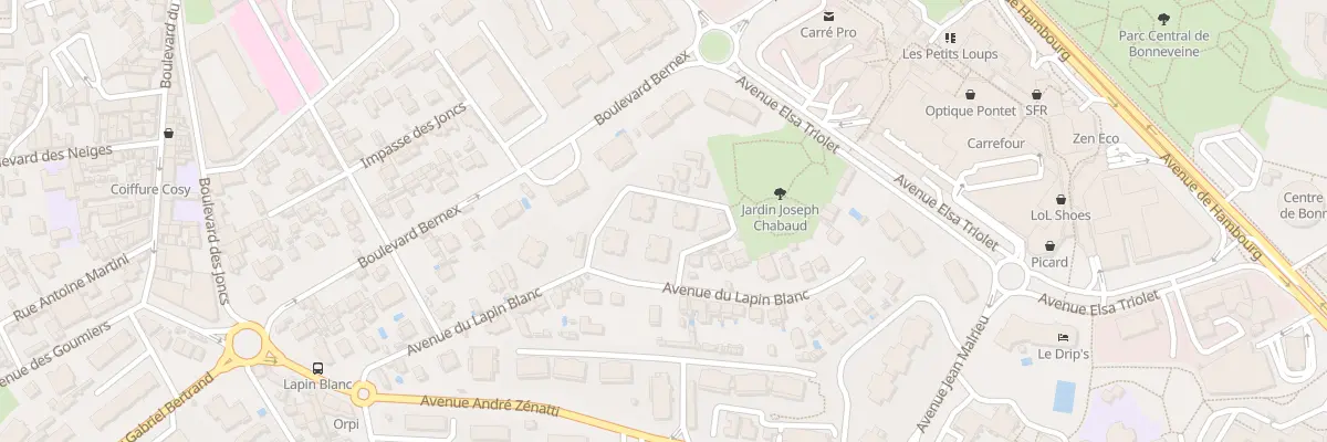 Plan du 13 Av du Lapin Blanc à Marseille 8e Arrondissement