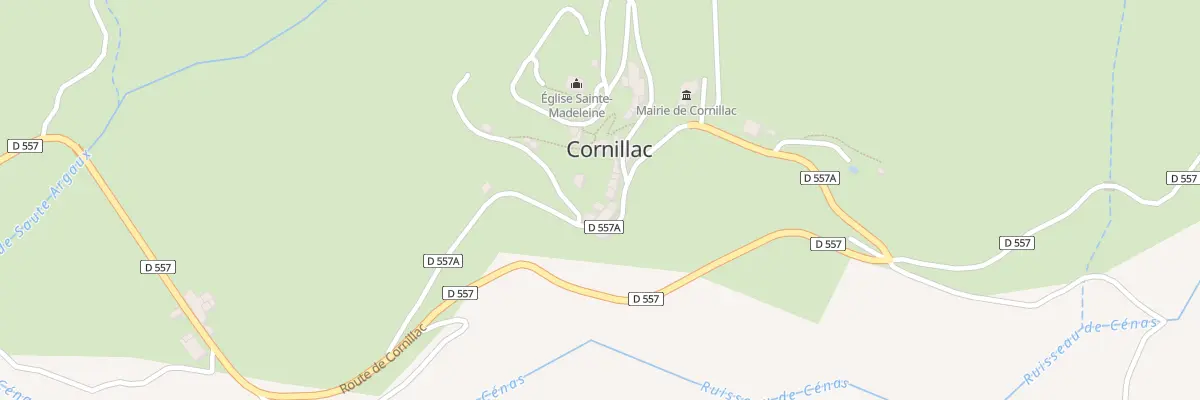 Plan du 5050 Le Village à Cornillac