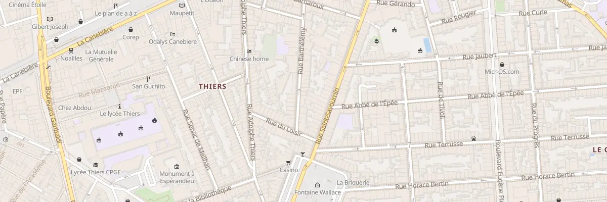 Plan du 47 Rue barthelemy à Marseille 1er Arrondissement