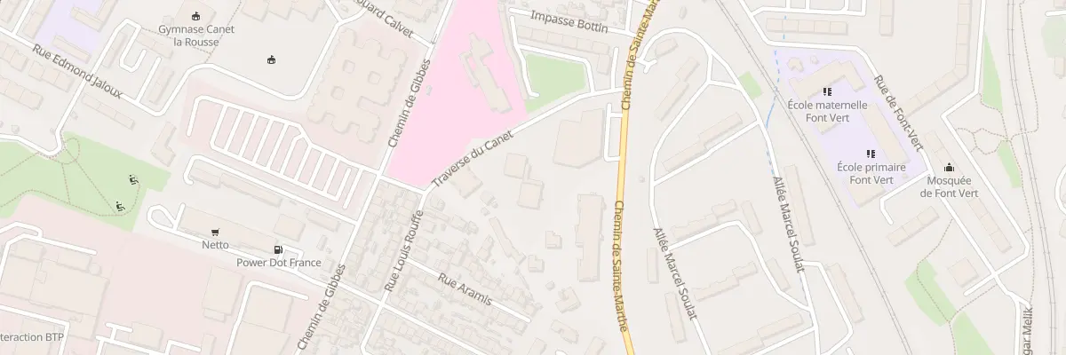 Plan du 173 Che Sainte Marthe à Marseille 14e Arrondissement