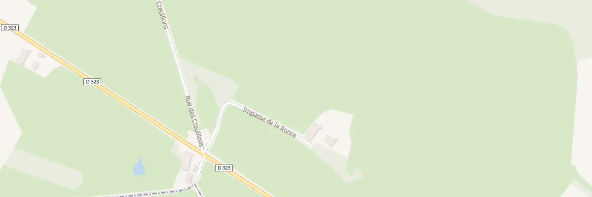 Plan du 1 Imp de la Ronce à Mouthier-en-Bresse