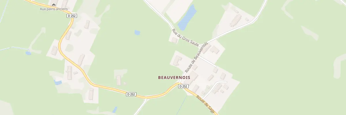 Plan du 1550 Rte de Beauvernois à Savigny-en-Revermont