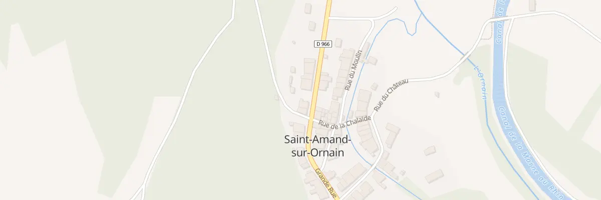 Plan du 33 Gr La Grande Rue à Saint-Amand-sur-Ornain
