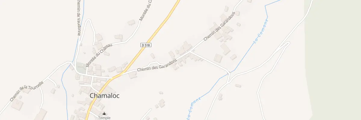 Plan du 5040A Les Garandons à Chamaloc