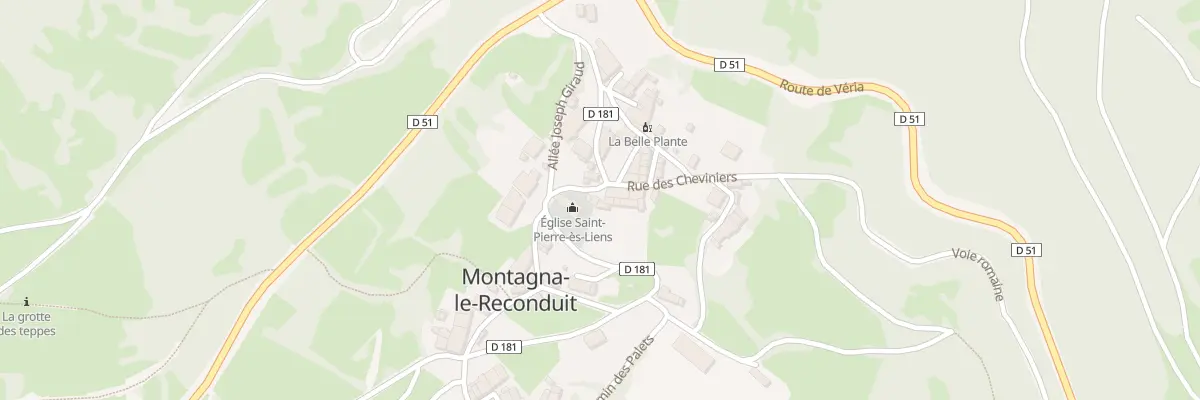 Plan du 5100 Rue des Chevinières à Montagna-le-Reconduit