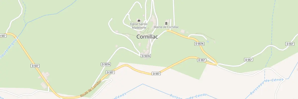 Plan du 5058 Le Village à Cornillac