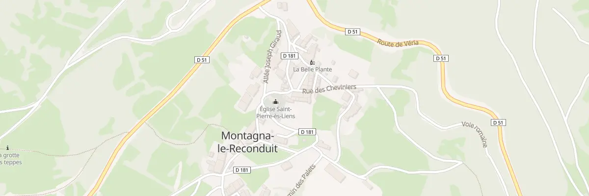 Plan du 5099 Rue des Chevinières à Montagna-le-Reconduit