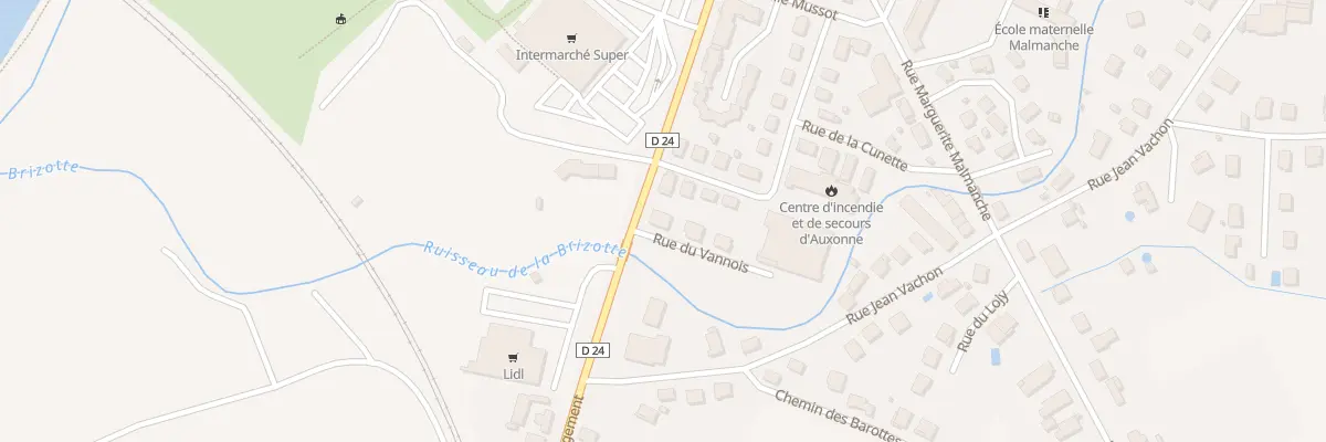 Plan du 30 Rue de Labergement à Auxonne