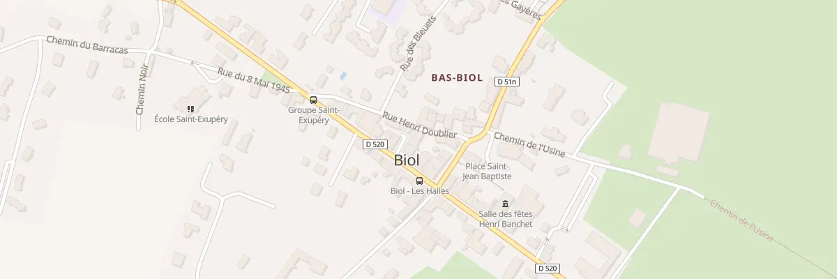Plan du 2 Imp de la Galerie à Biol