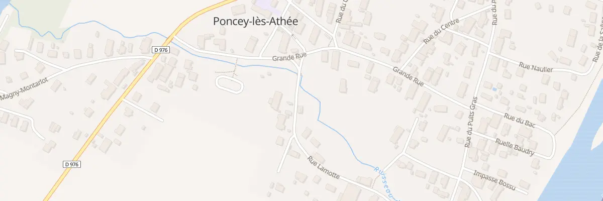 Plan du 1 Rue Lamotte à Poncey-lès-Athée