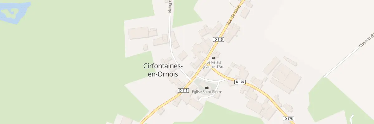 Plan du 2 Rue de la Forge à Cirfontaines-en-Ornois
