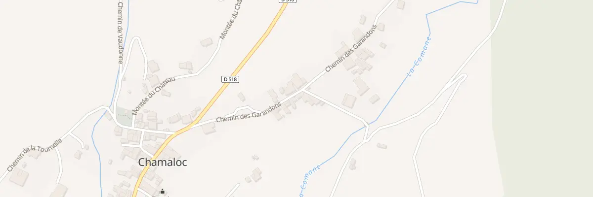 Plan du 196 Che des Garandons à Chamaloc