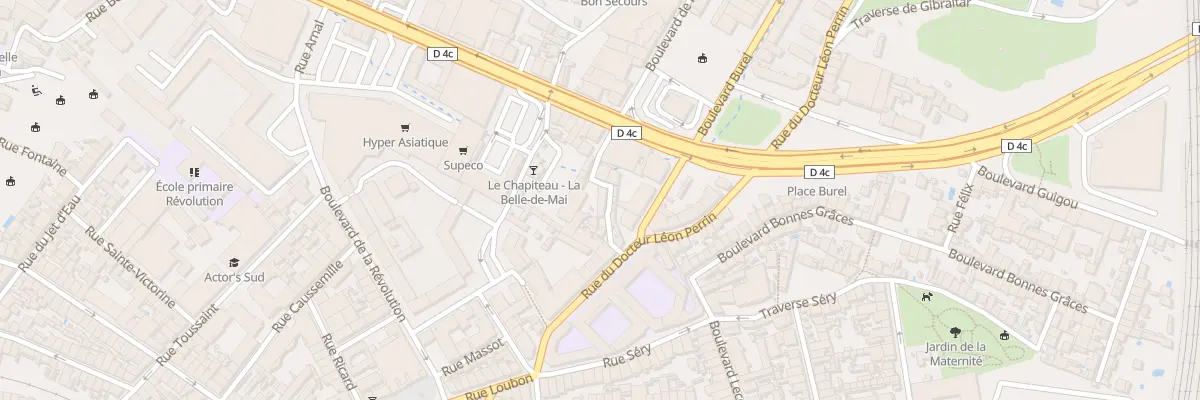 Plan du 23 Pas du Doc Leon Perrin à Marseille 3e Arrondissement