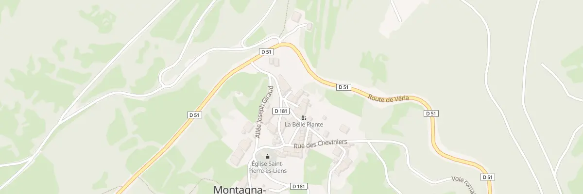 Plan du 5026 Rue de la Perriere à Montagna-le-Reconduit