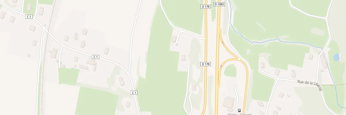 Plan du 1 Che des Nuzerettes à Digna