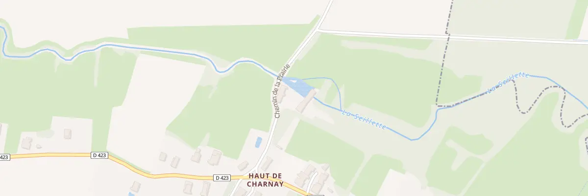 Plan du 120 Che de la Prairie à Frangy-en-Bresse