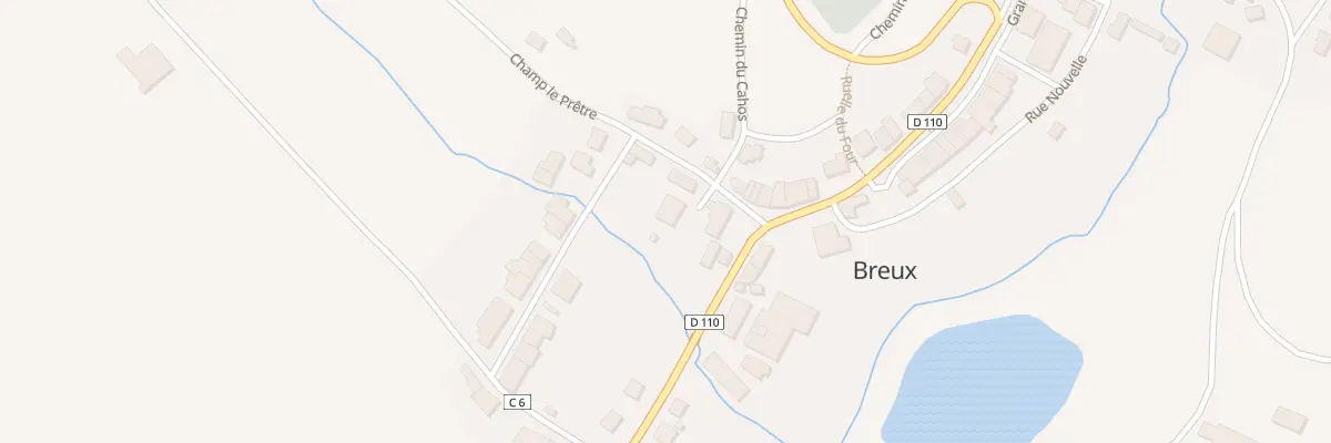 Plan du 12 Rue de la Vieille Ville à Breux