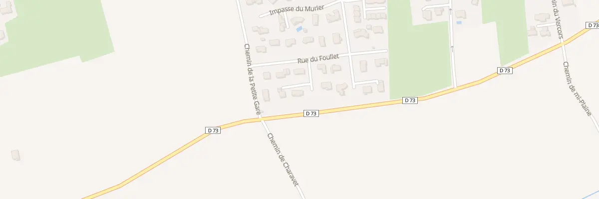 Plan du 42 Imp des Chênes à Bévenais