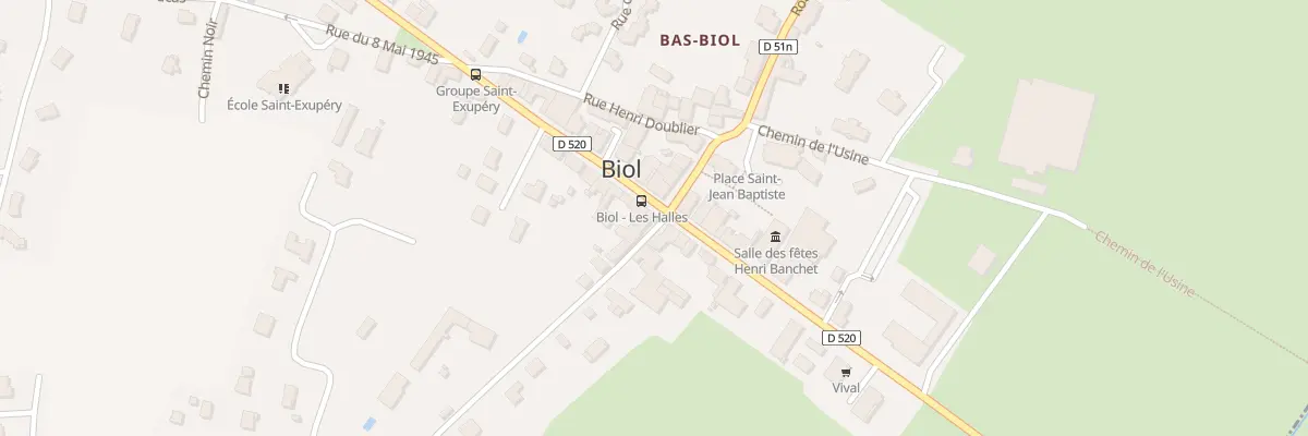 Plan du 21 Grande Rue à Biol