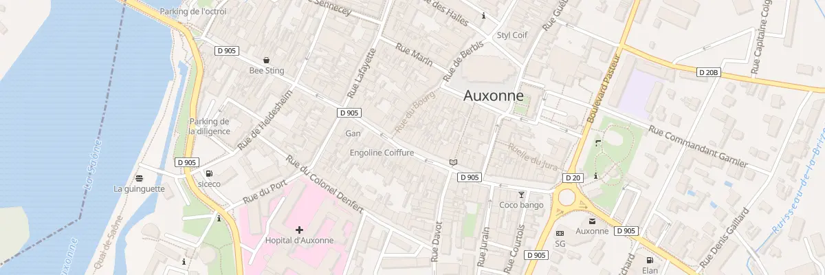 Plan du 58 Rue Antoine Masson à Auxonne