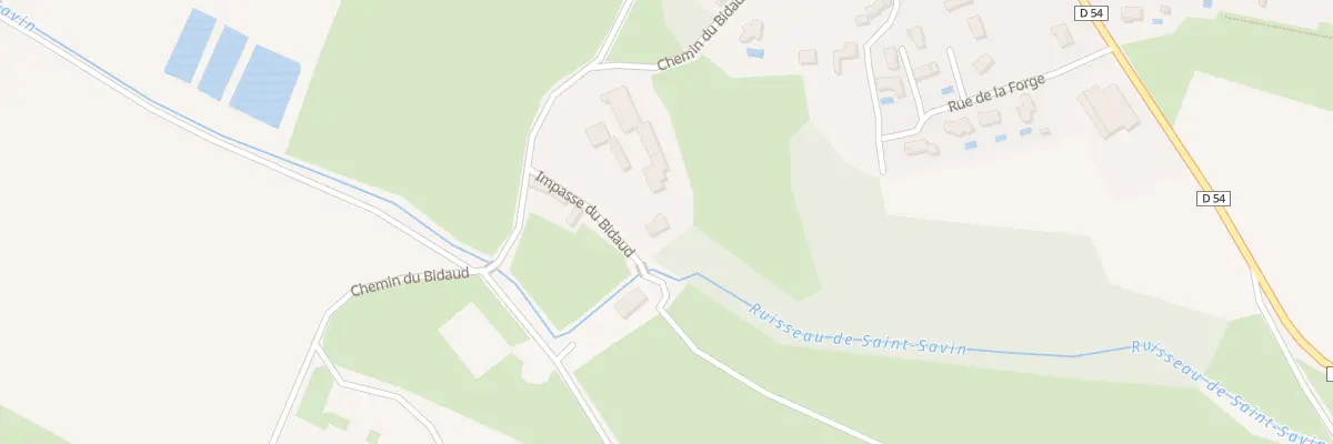 Plan du 95 Imp du Bidaud à Montcarra