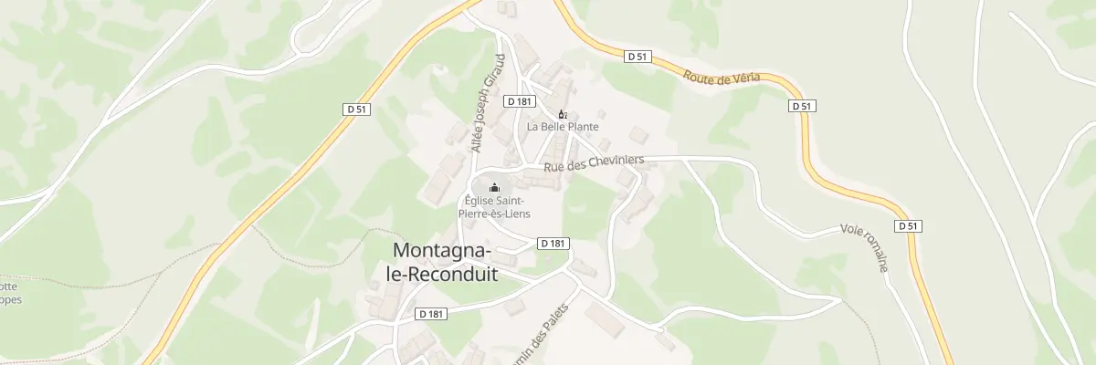 Plan du 346 Rue du Revermont à Montagna-le-Reconduit