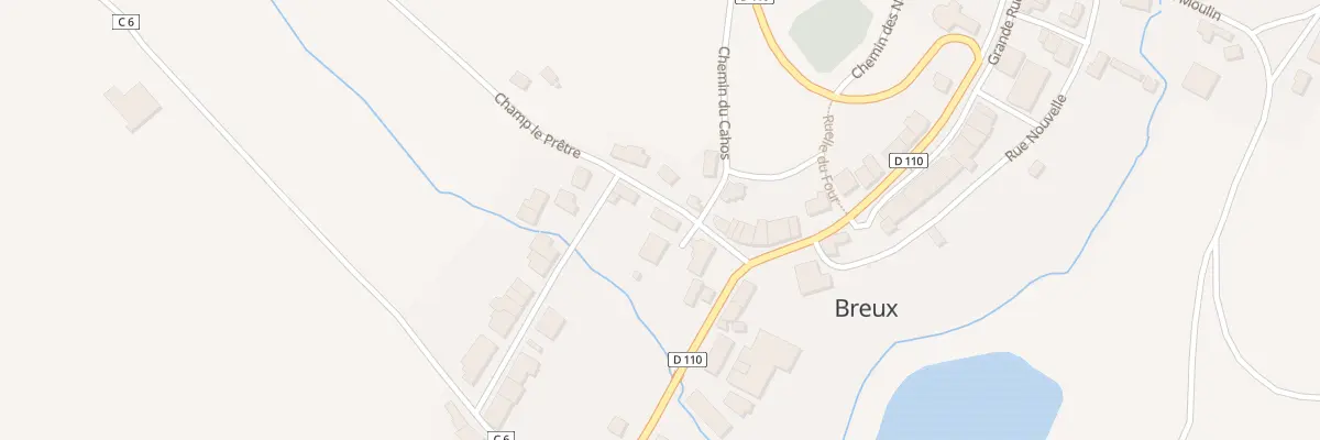 Plan du 10 Rue de la Vieille Ville à Breux
