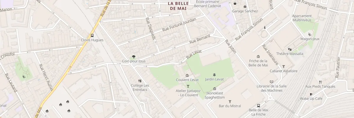 Plan du 67 Rue levat à Marseille 3e Arrondissement