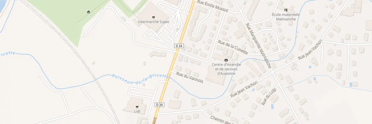 Plan du 18 Rue Sainte Colette à Auxonne