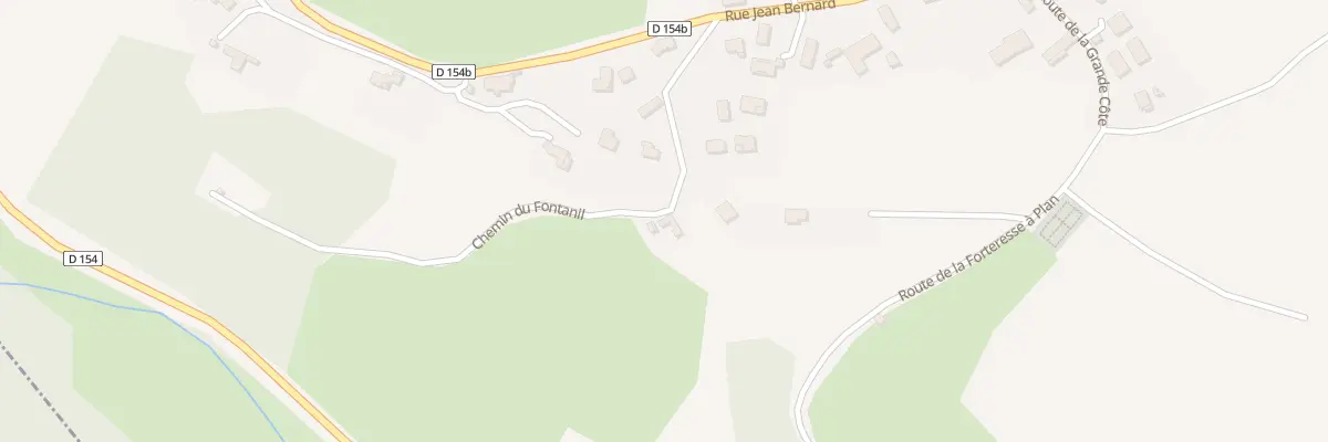 Plan du 155 Che du Fontanil à Plan